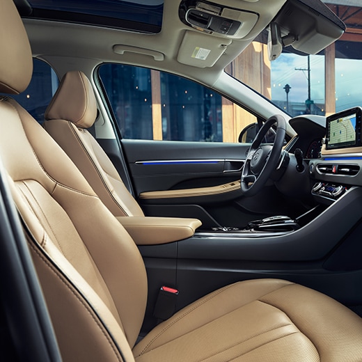 2020 Hyundai Sonata passenger and driver seats